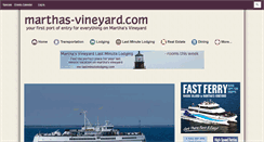 Desktop Screenshot of marthas-vineyard.com