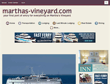 Tablet Screenshot of marthas-vineyard.com